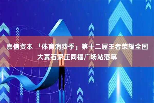 嘉信资本 「体育消费季」第十二届王者荣耀全国大赛石家庄同福广场站落幕
